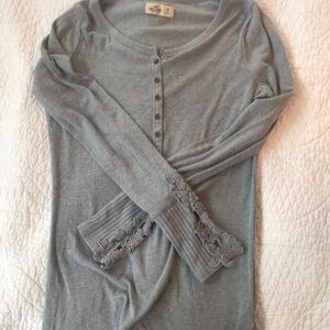 Hollister long sleeve Henley